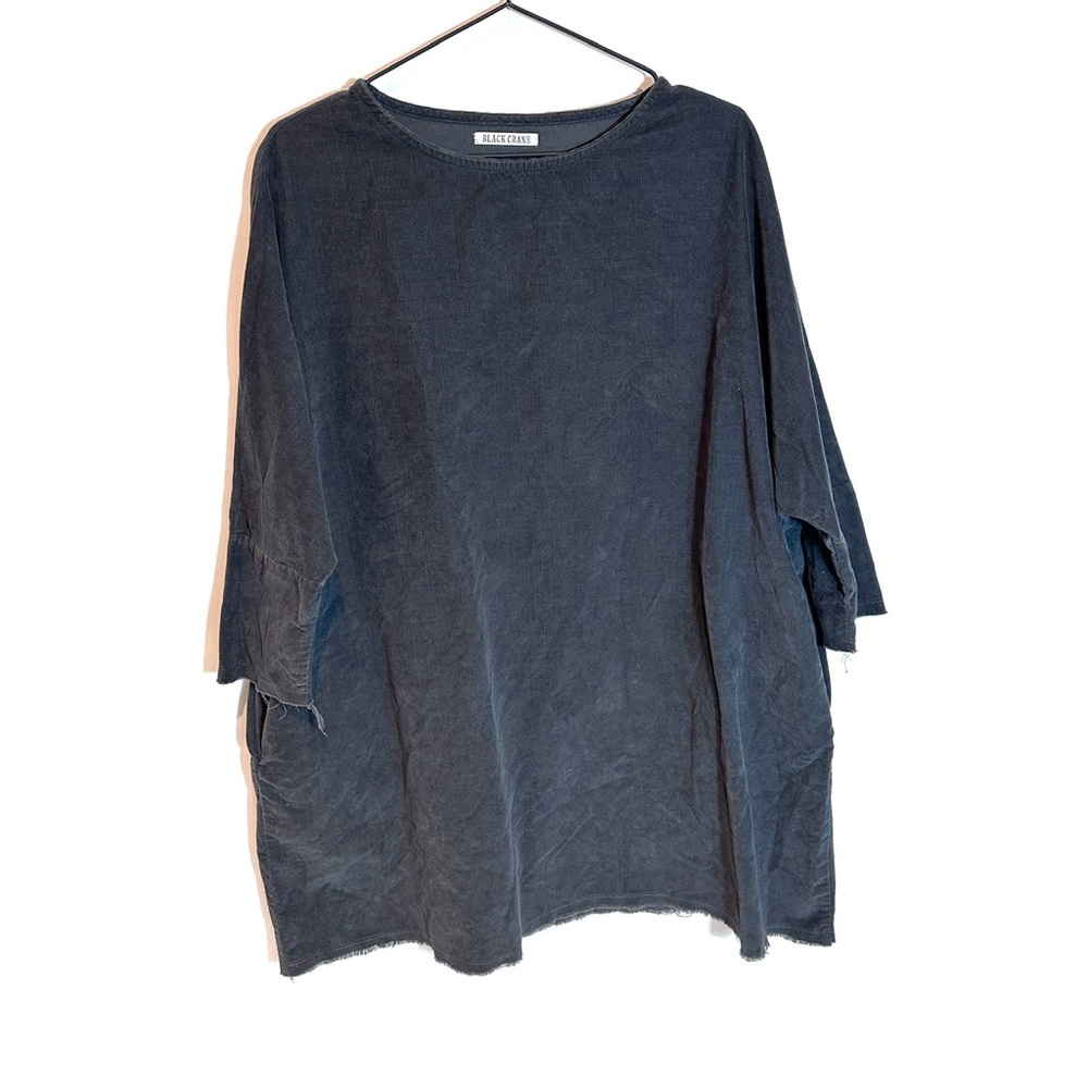 FOR TRADE. Do not buy!!!! Black Crane Medium Painter Dress Forest Gray $230